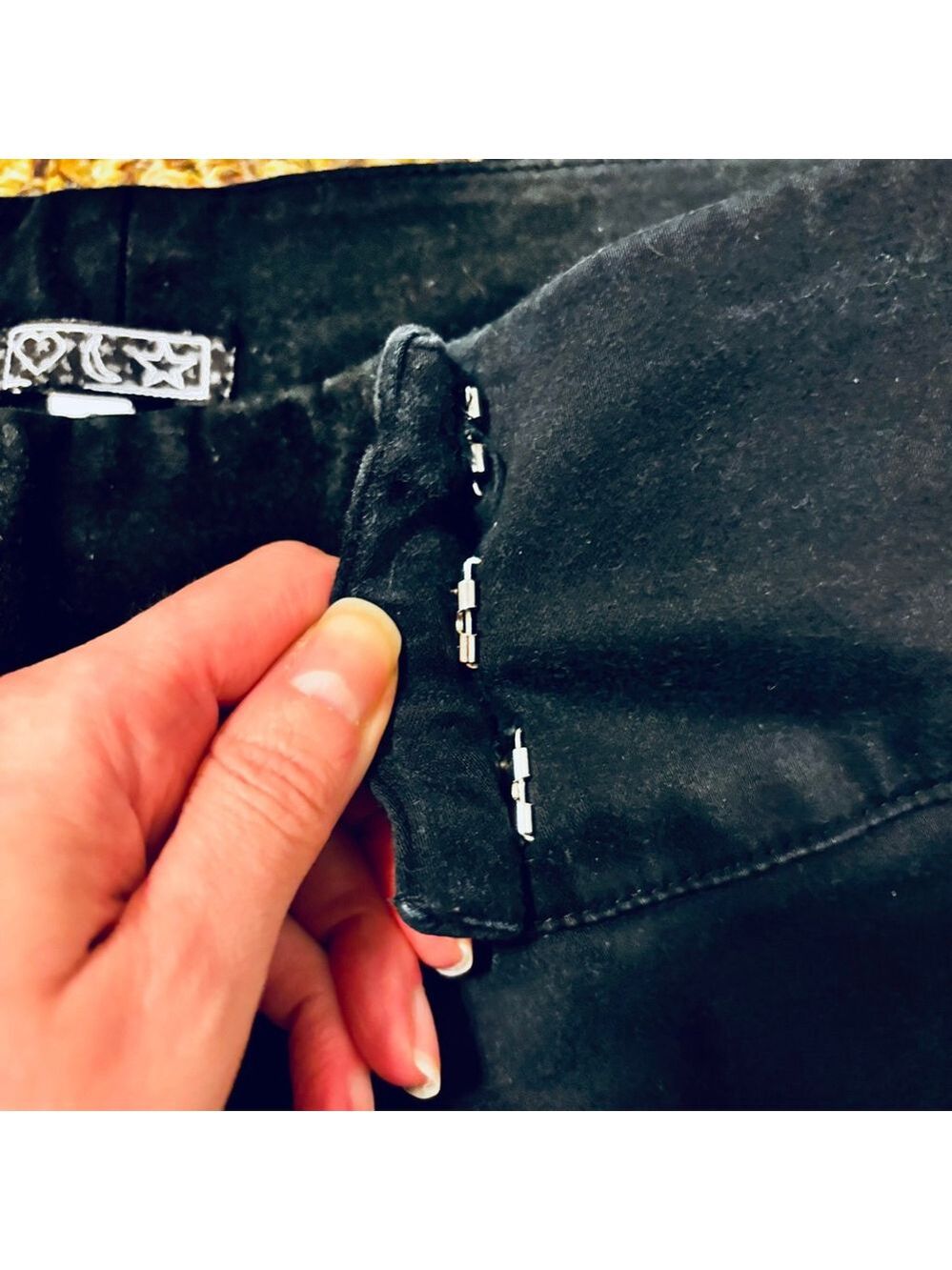 Vintage Low Rise Rampage Black Boot Cut & Flare Pants 0 - Picture 3 of 11